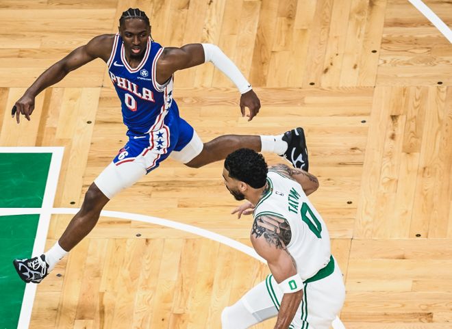 凯尔特人首战大胜76人，分差创队史季后赛纪录