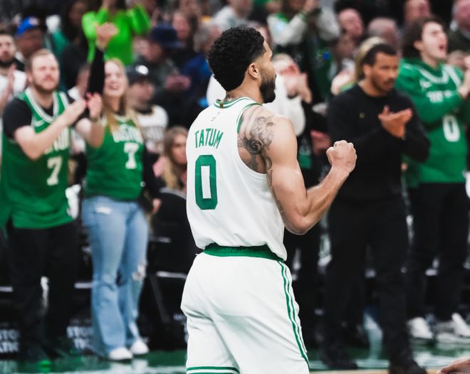 凯尔特人首战大胜76人，分差创队史季后赛纪录